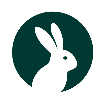 Rabbit Circle Logo #003932