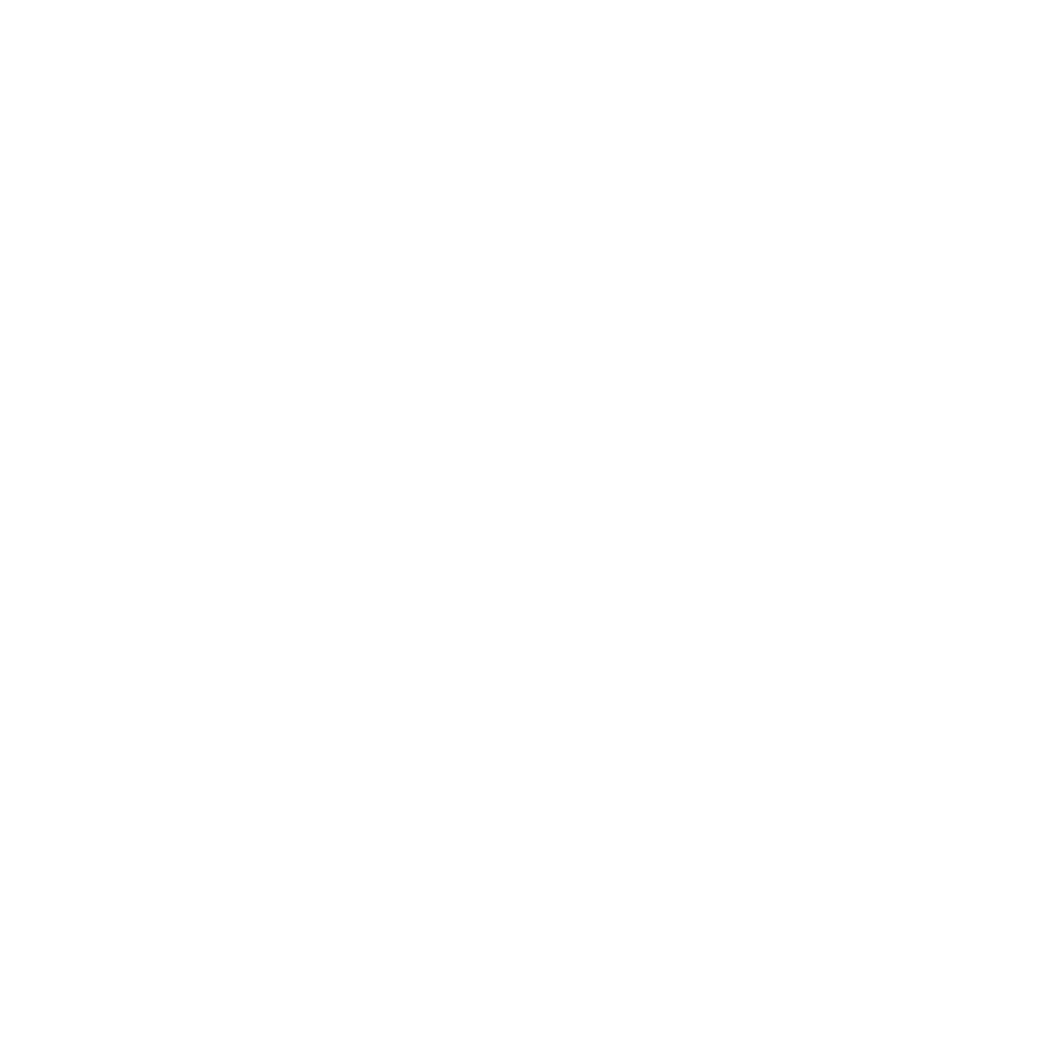 Art Deco Rabbit Circle Logo #ffffff