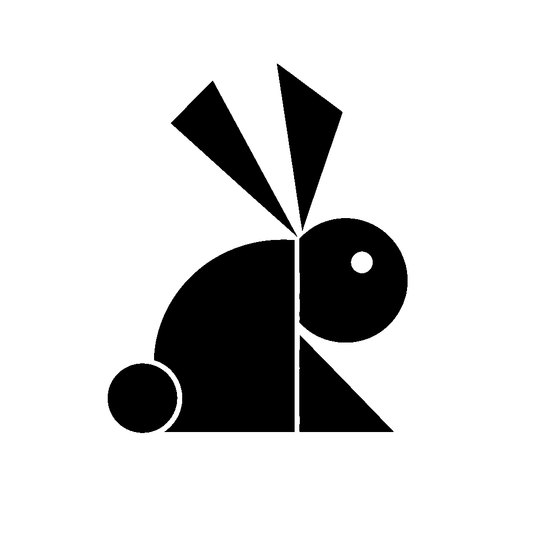 Geometric Rabbit Logo