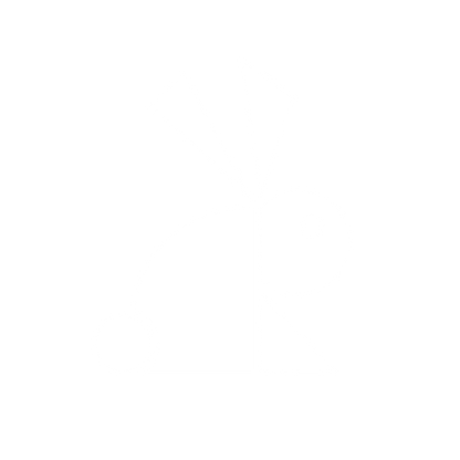 Geometric Rabbit Logo #ffffff