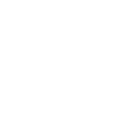 Outline Elephant Logo #ffffff