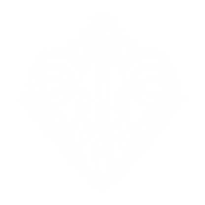 Art Deco Elephant Head Logo #ffffff