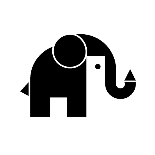 Geometric Elephant Logo