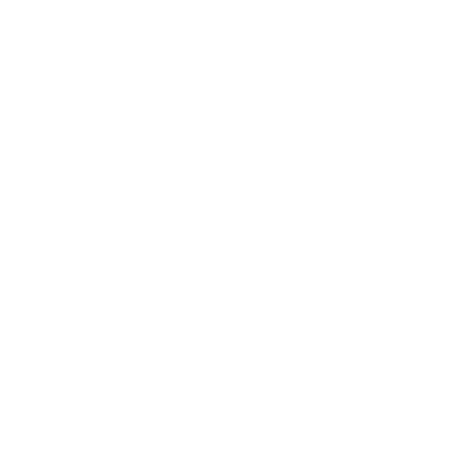 Pixel Elephant Logo #ffffff