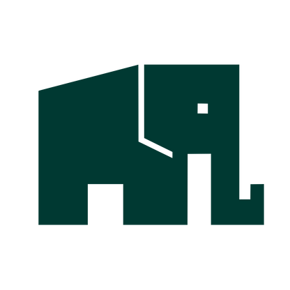 Pixel Elephant Logo #003932