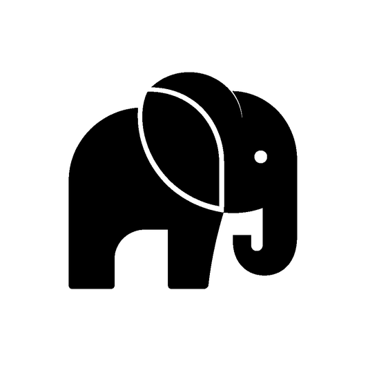 Minimalist Elephant Logo