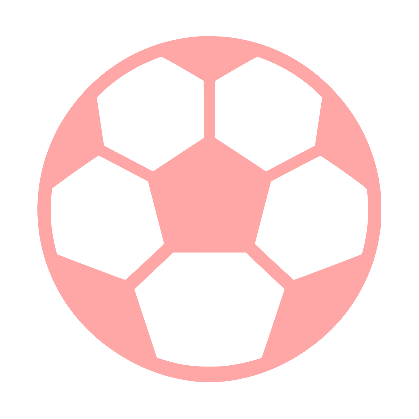 Soccer Ball Logo #ffa6a6