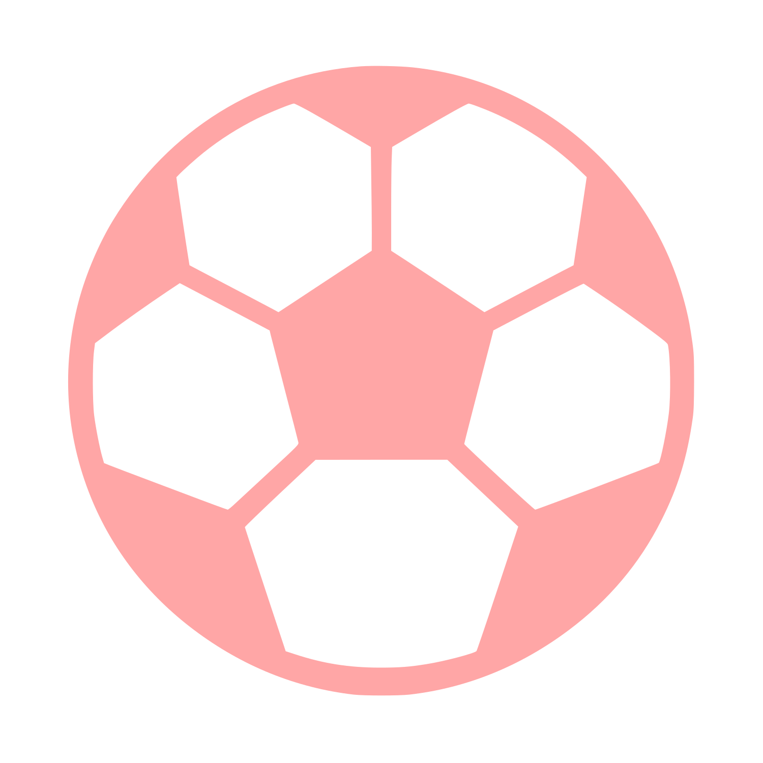 Soccer Ball Logo #ffa6a6