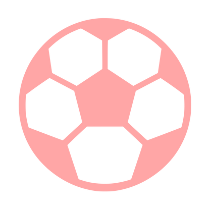 Soccer Ball Logo #ffa6a6