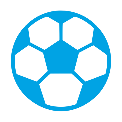 Soccer Ball Logo #00a3e4