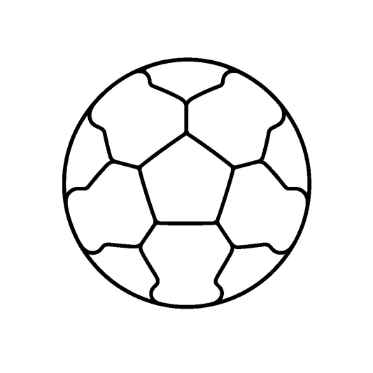 Soccer Ball Outline Logo