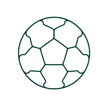Soccer Ball Outline Logo #003932