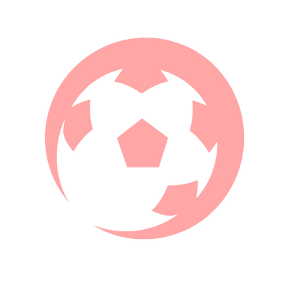 Swoosh Soccer Ball Logo #ffa6a6