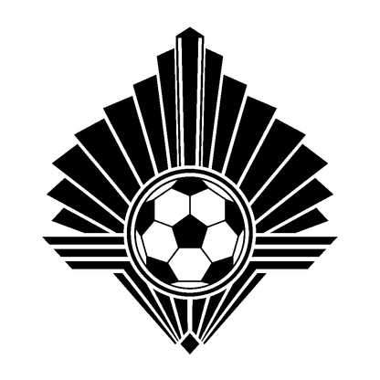 Art Deco Soccer Ball Logo