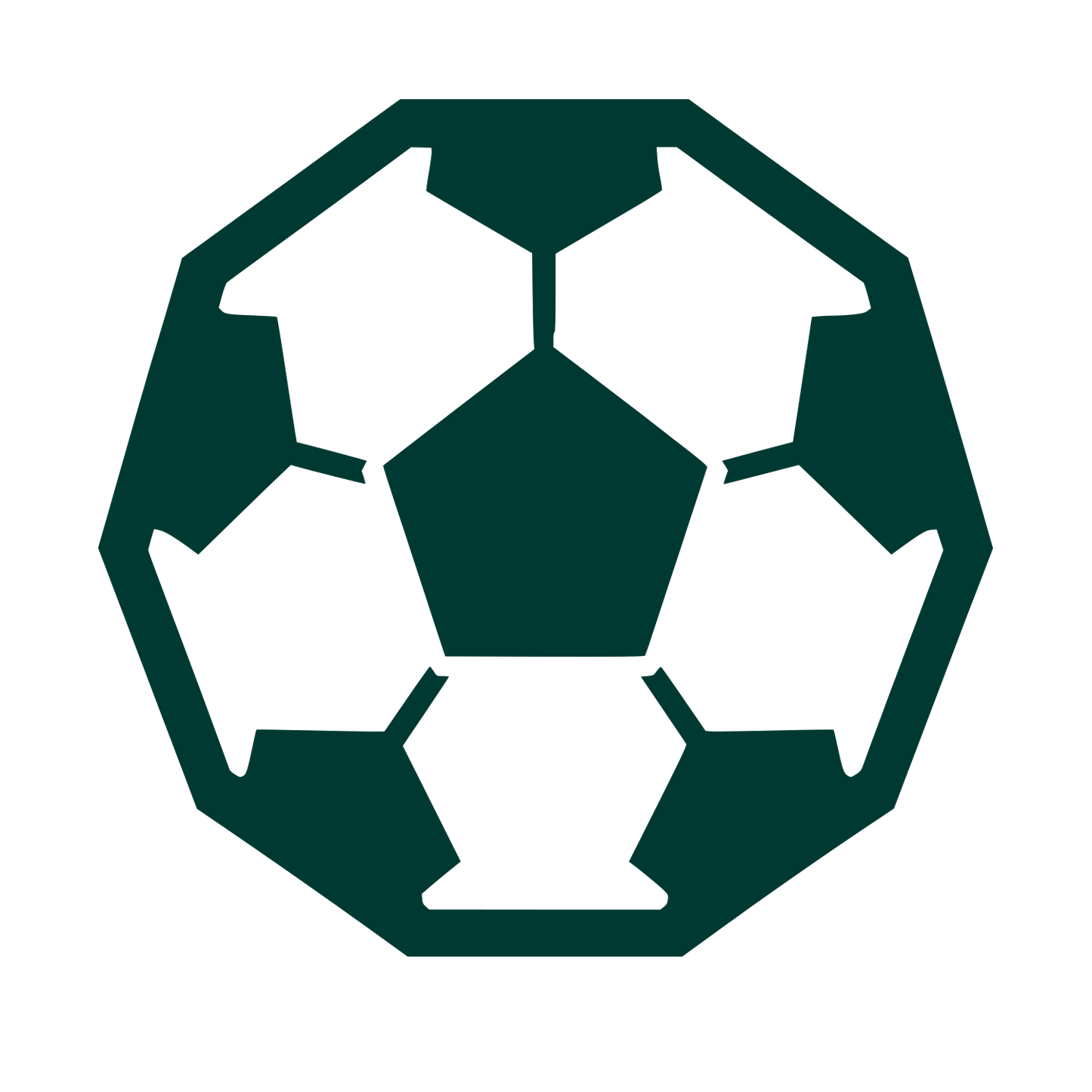 Soccer Ball Panel Logo #003932