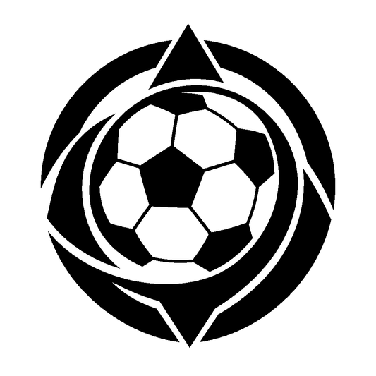 Soccer Ball Swirl Logo