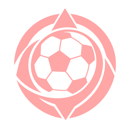 Soccer Ball Swirl Logo #ffa6a6