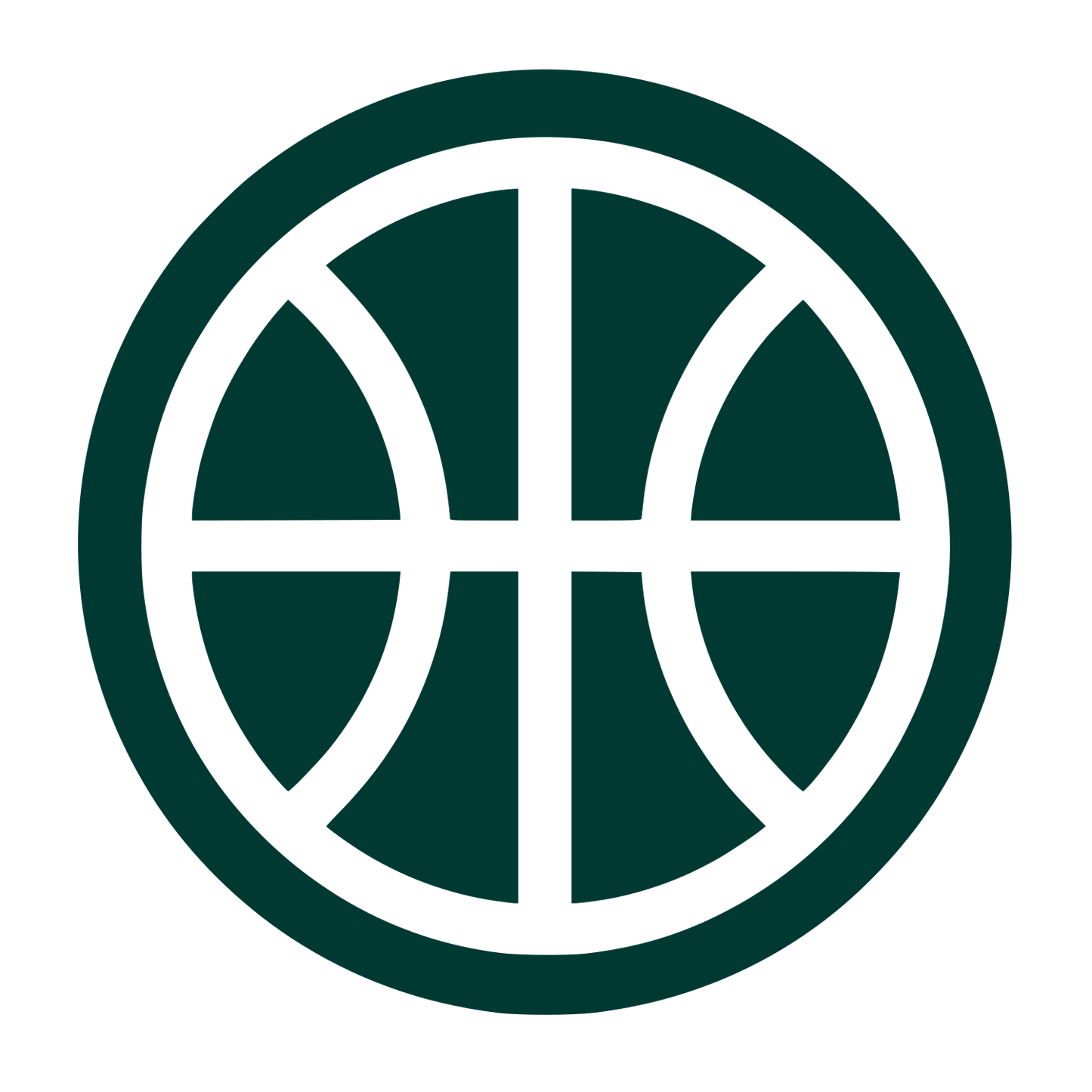 Basketball Ball Logo #003932