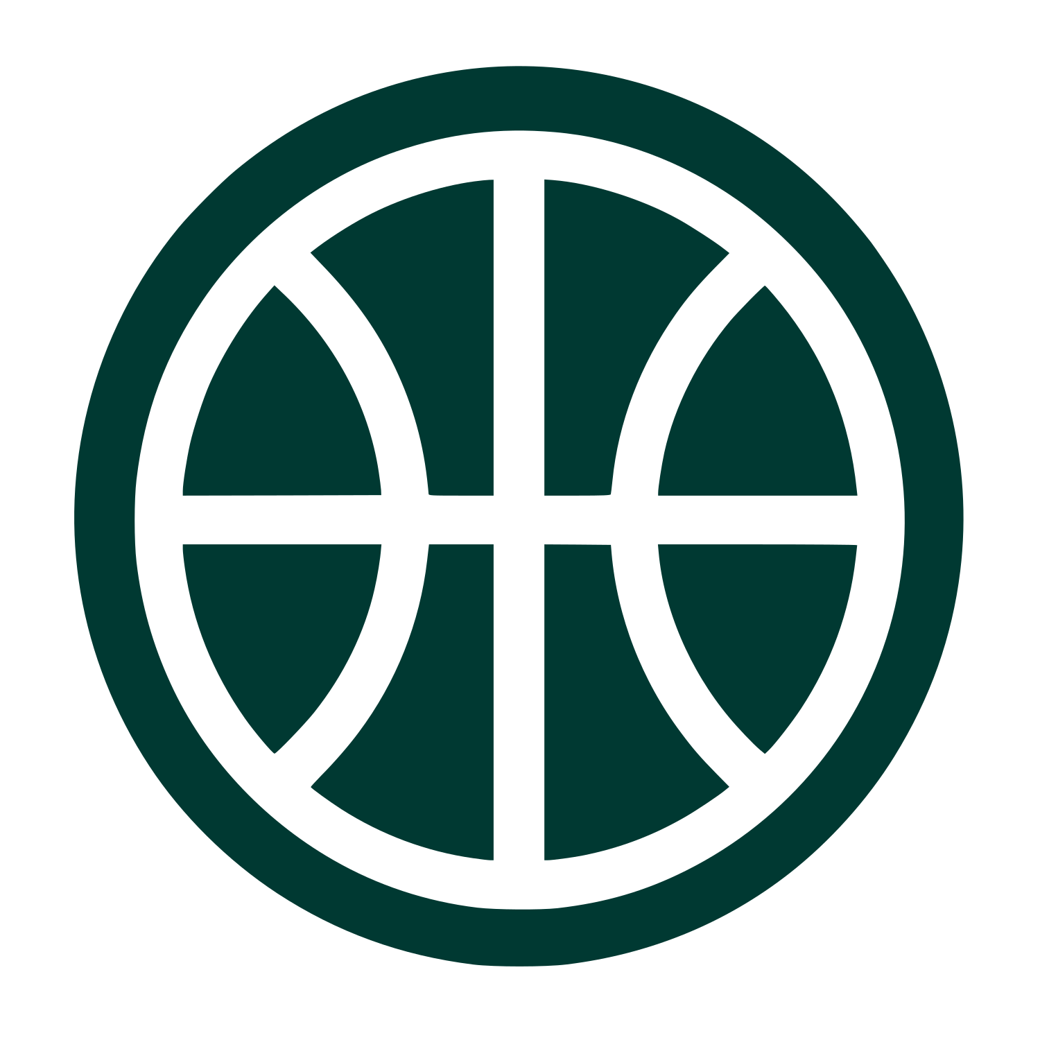 Basketball Ball Logo #003932