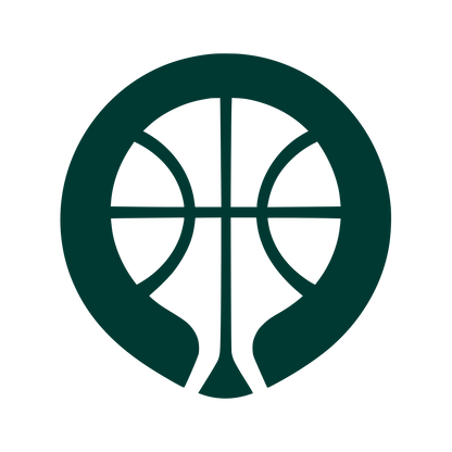 Basketball Circle Emblem Logo #003932