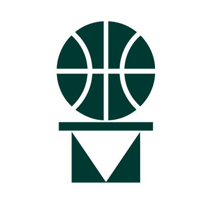 Basketball and Hoop Logo #003932
