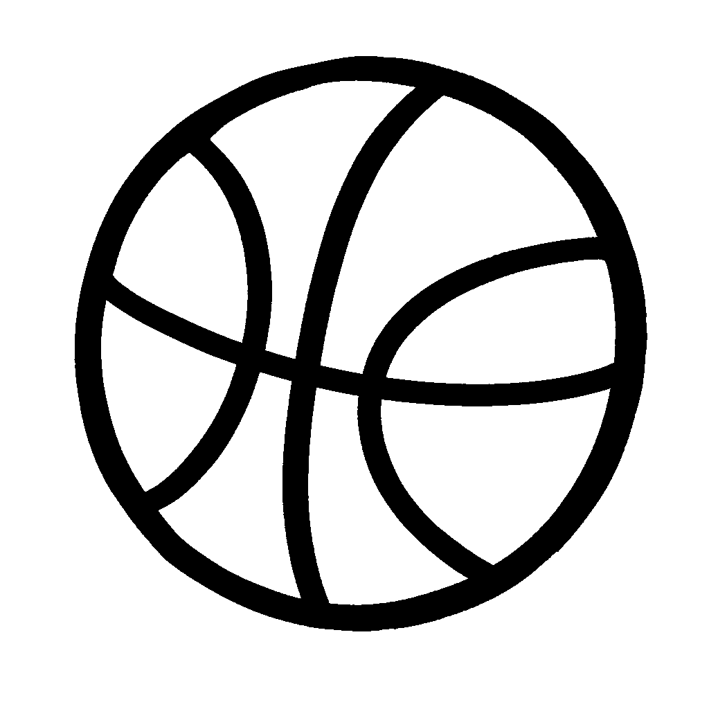 Basketball Outline Logo