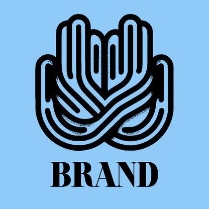 Intertwined Hands with Lines Logo preview
