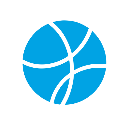 Basketball Ball Logo #00a3e4