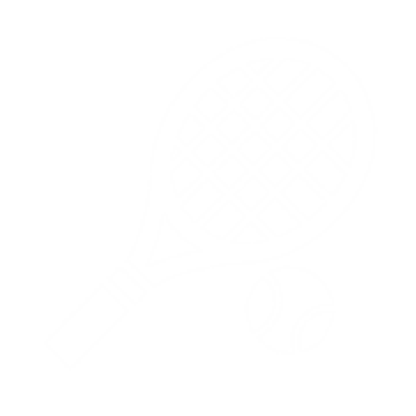Tennis Racket and Ball Logo #ffffff