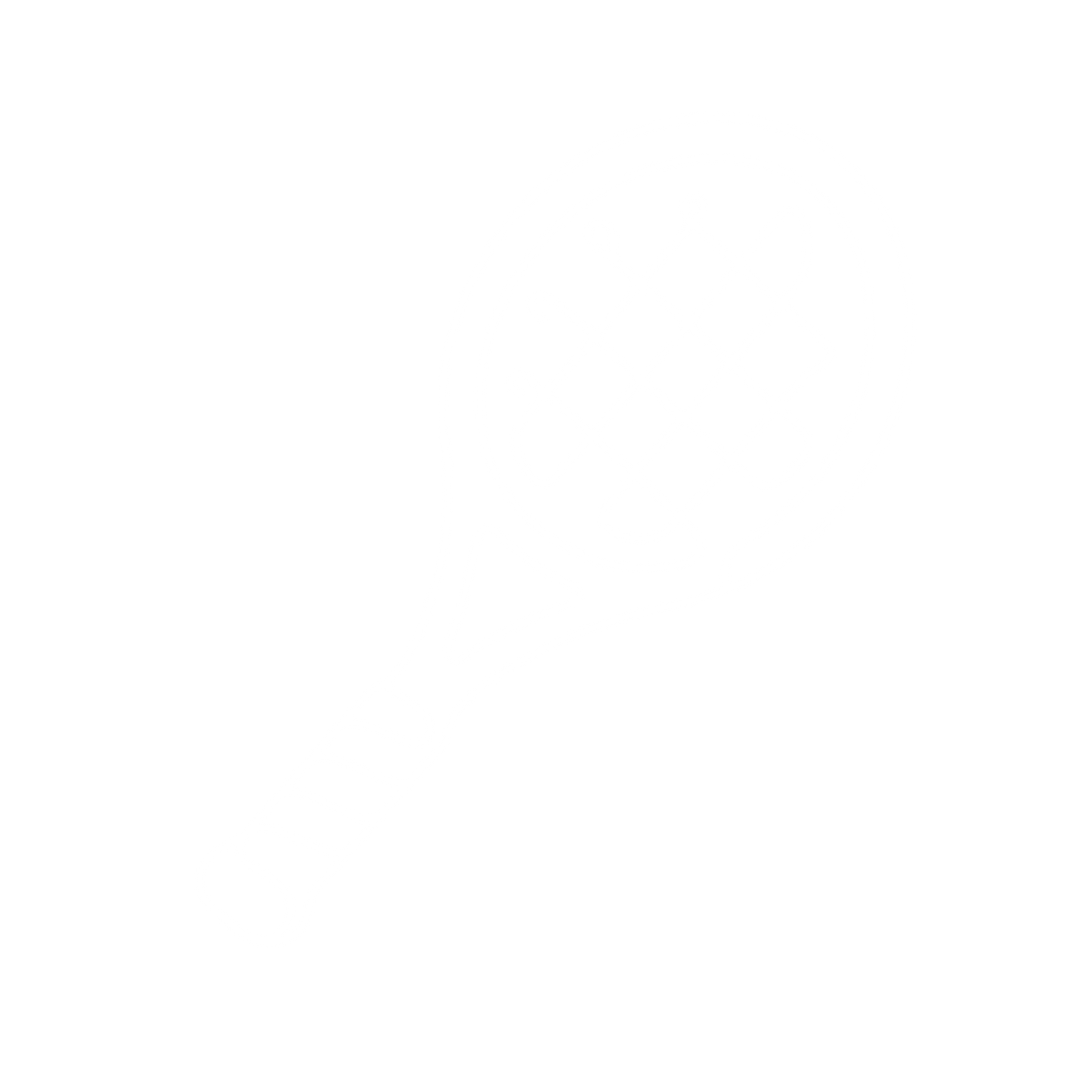 Tennis Racket Outline Logo #ffffff