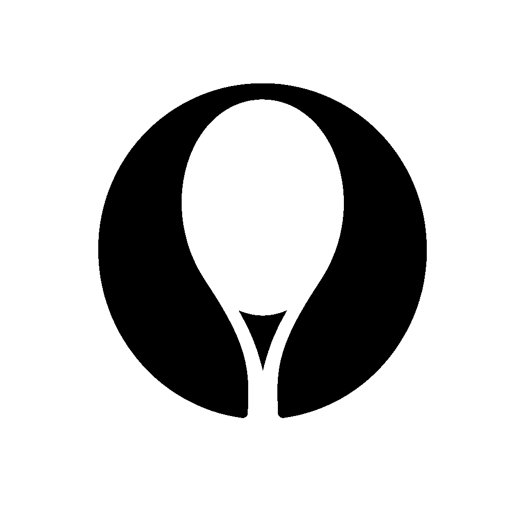 Tennis Racket Circle Logo