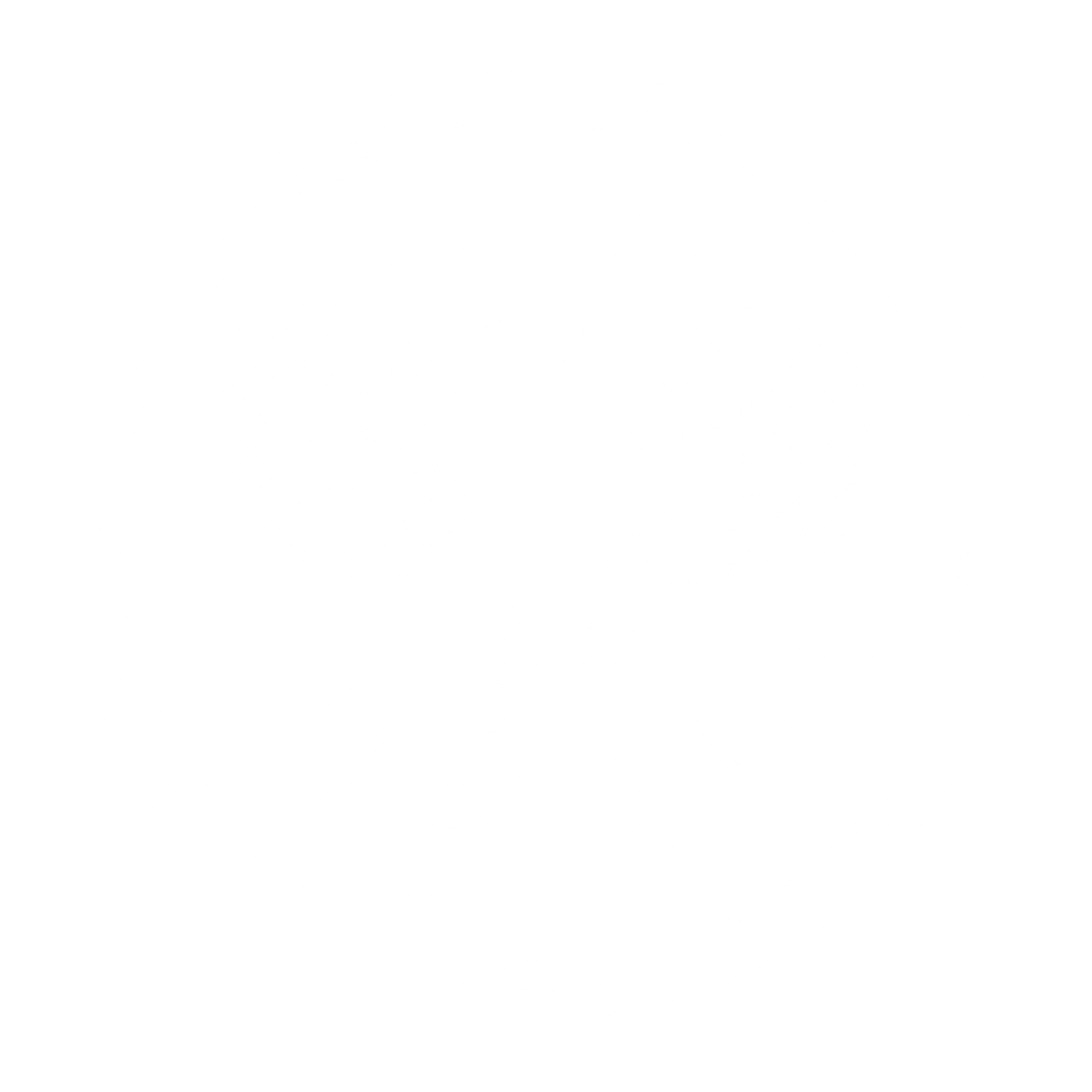 Crossed Tennis Rackets Circle Logo #ffffff
