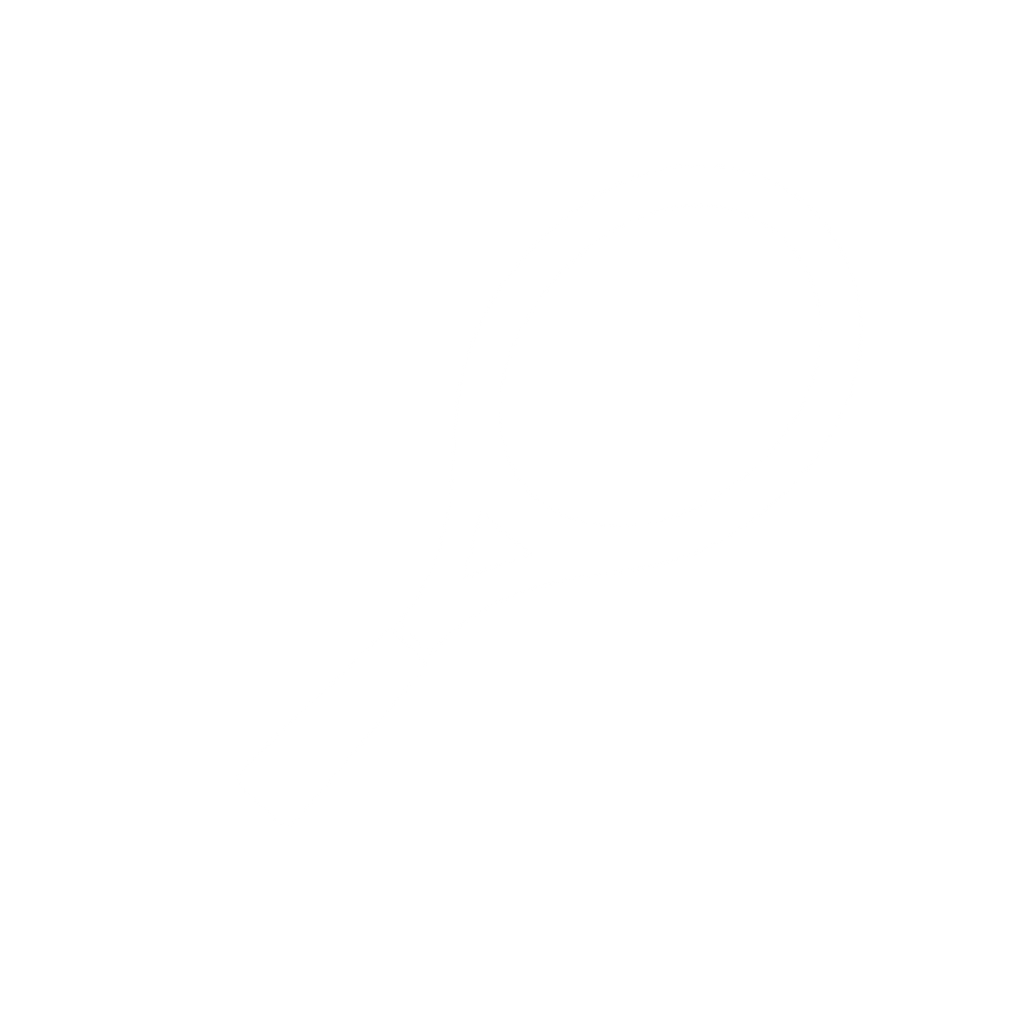 Tennis Racket Silhouette Logo #ffffff