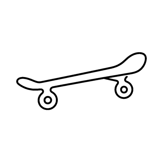 Skateboard Outline Logo