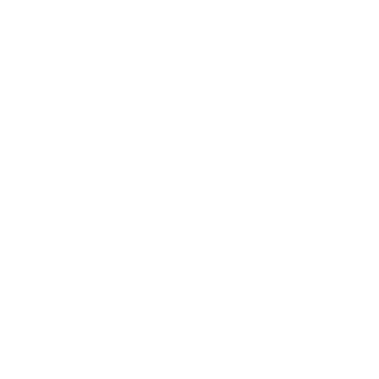 Art Deco Skateboard Logo #ffffff