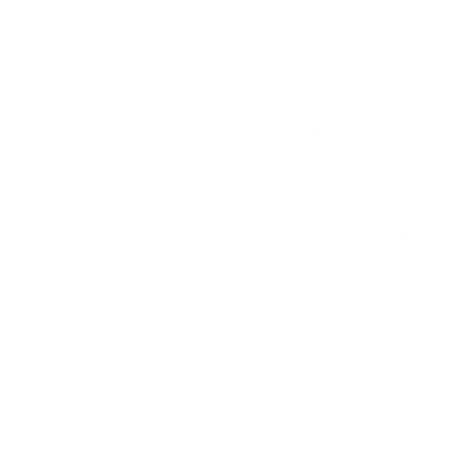 Road Bicycle Outline Logo #ffffff
