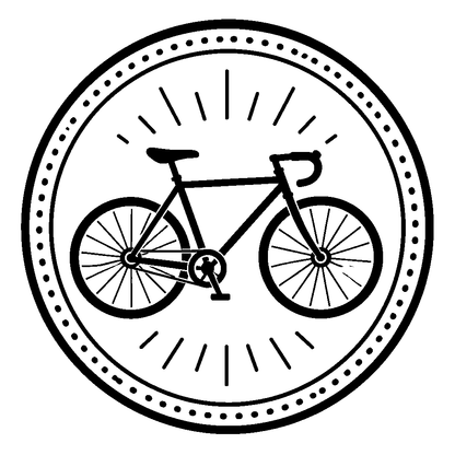 Bicycle Circle Badge Logo