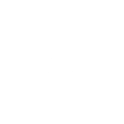 Bicycle Circle Badge Logo #ffffff