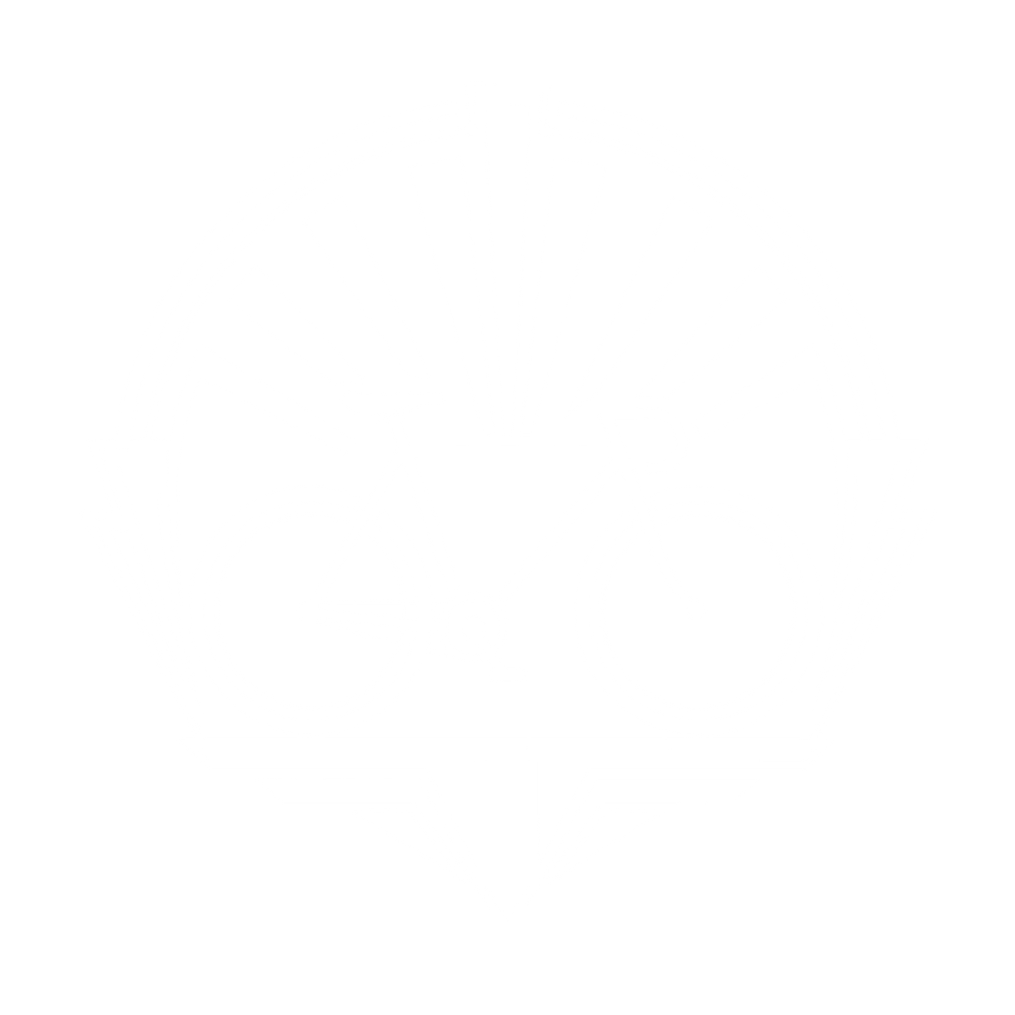 Art Deco Bicycle Emblem Logo #ffffff