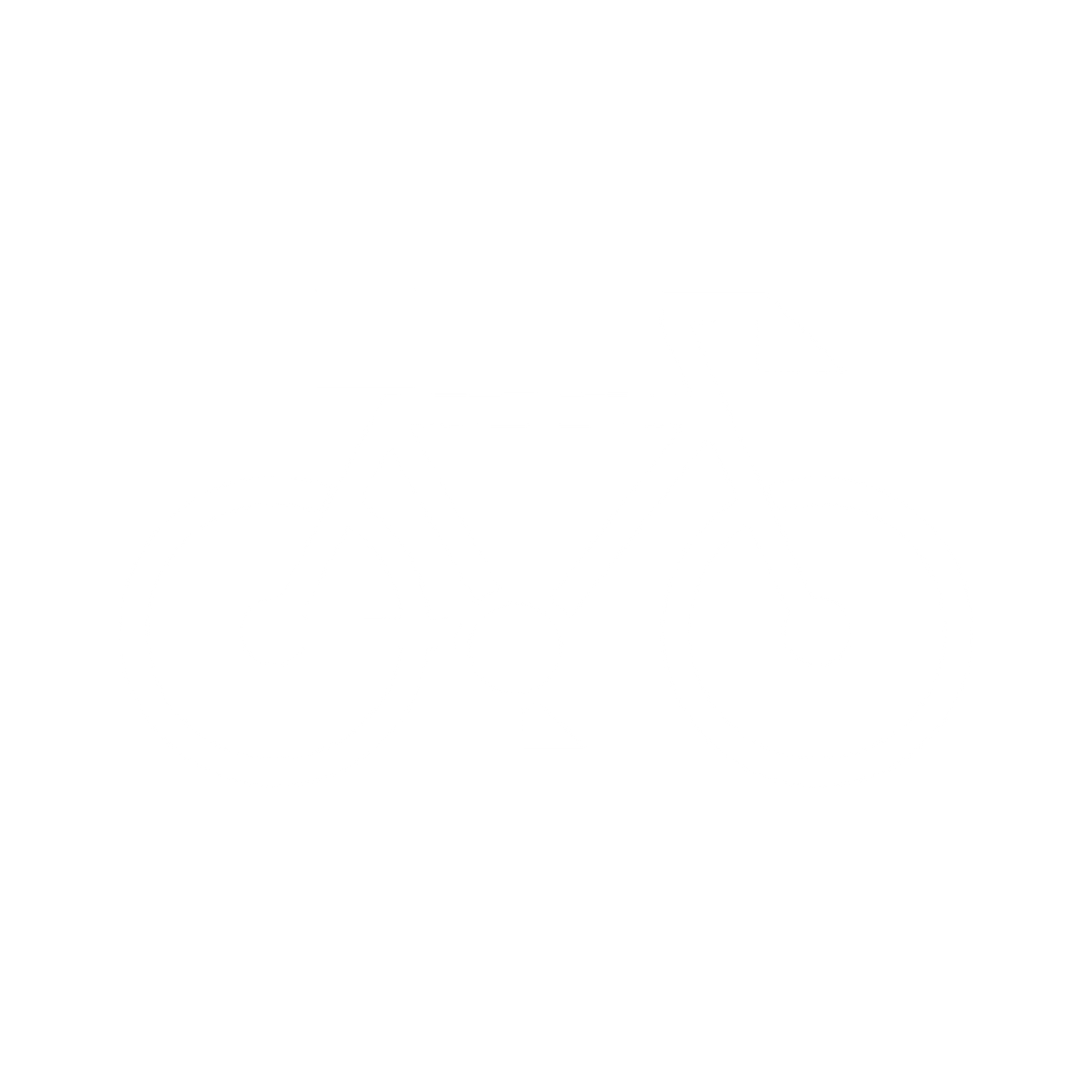 Geometric Bicycle Logo #ffffff