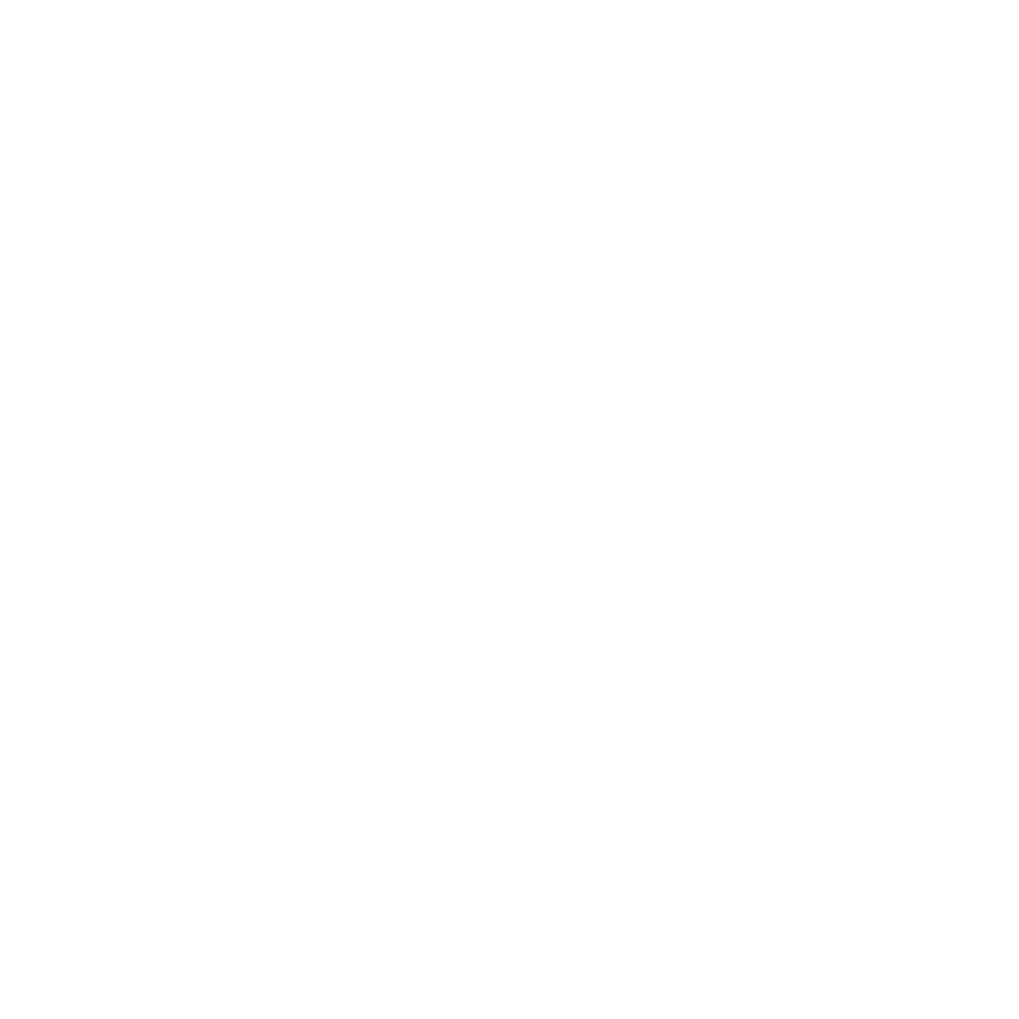 Geometric Bicycle Frame Logo #ffffff