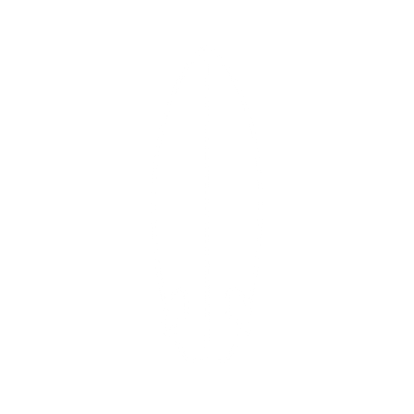 Surfboard with Fins Logo #ffffff