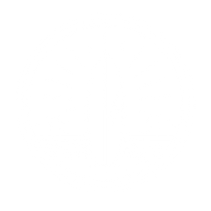 Surfboard Waves Circle Logo #ffffff