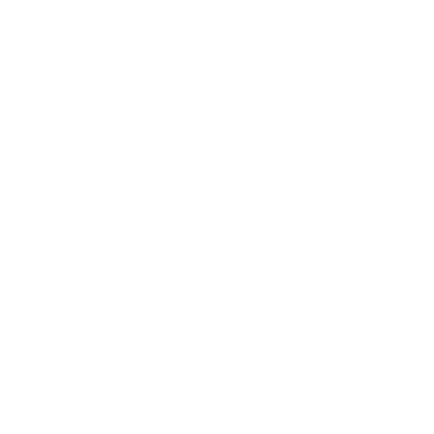 Art Deco Surfboard Logo #ffffff