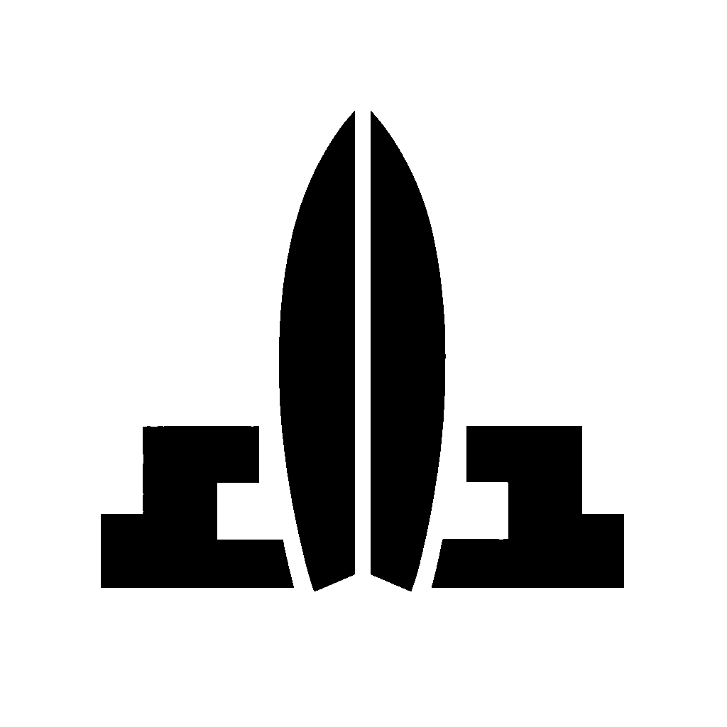 Surfboard Launch Pad Logo