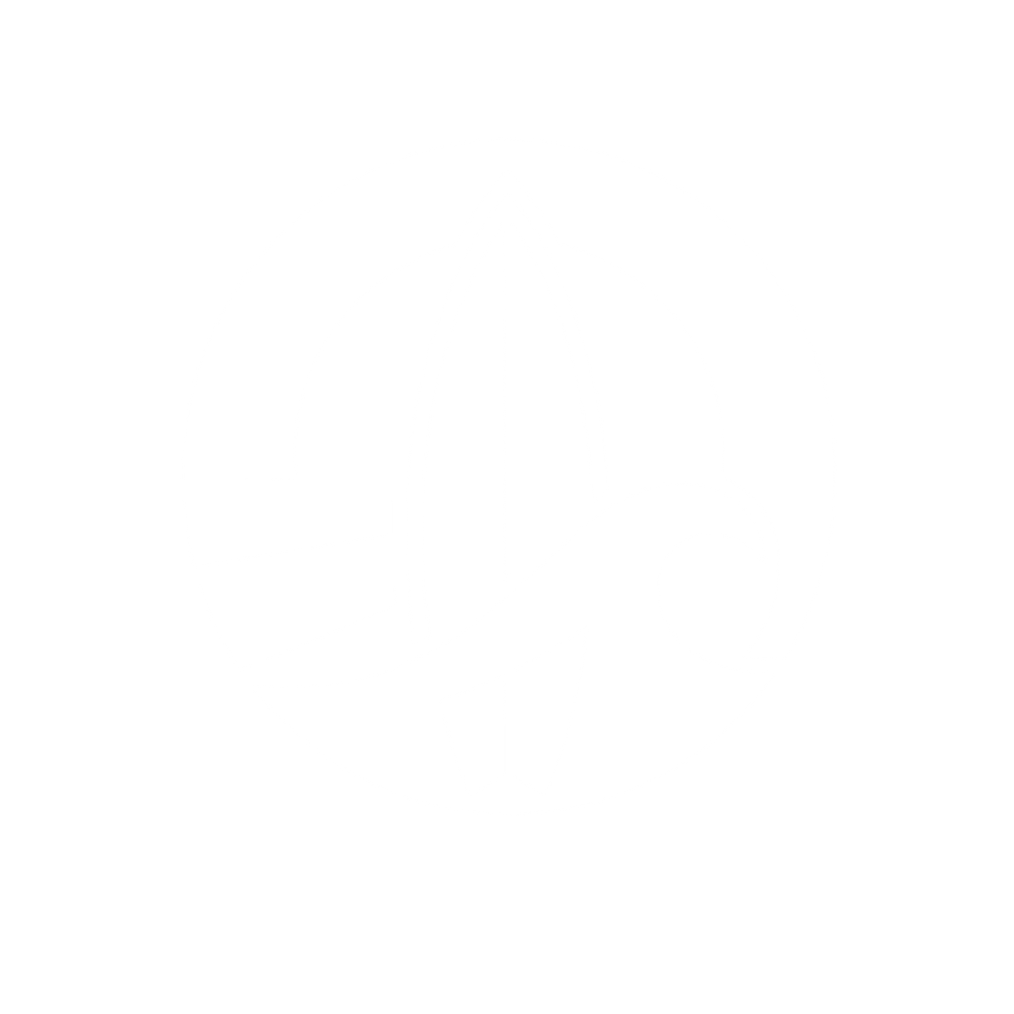 Surfboard Wave Circle Logo #ffffff