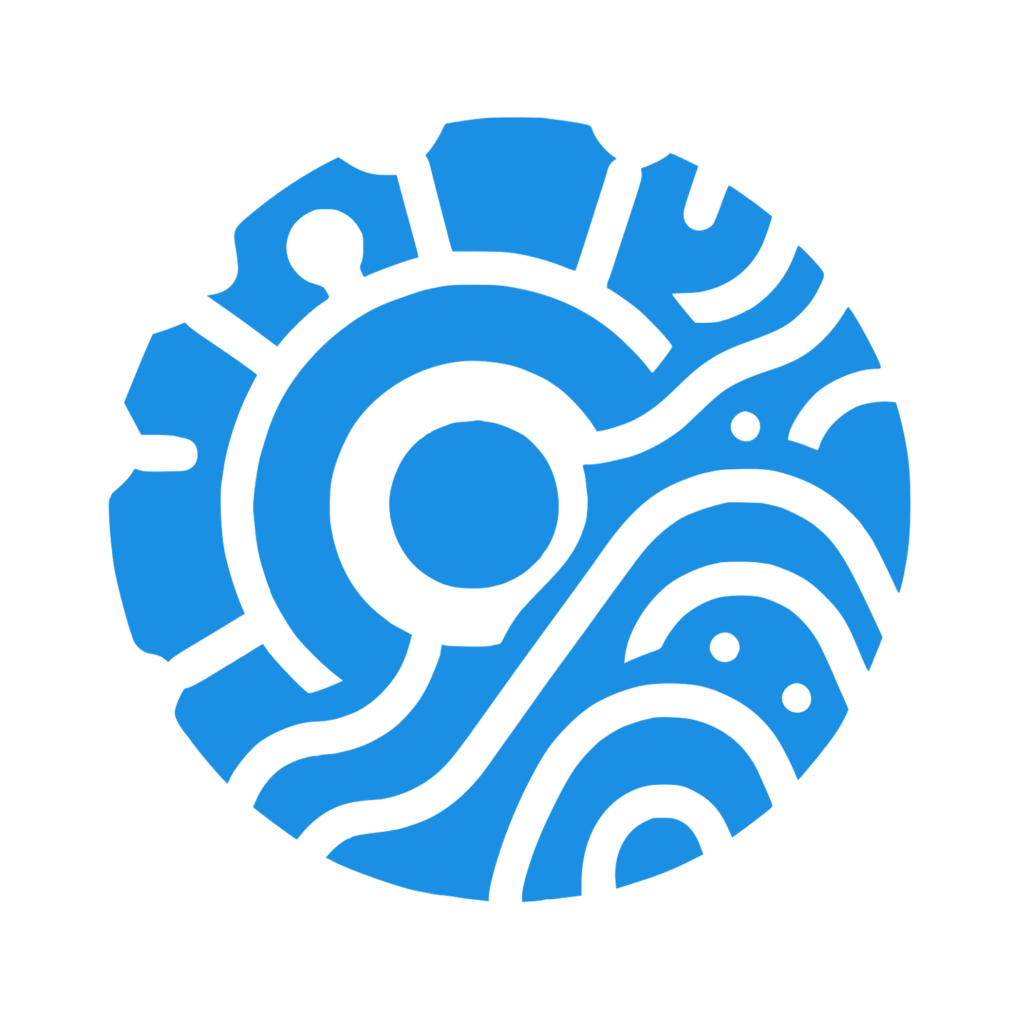 Tech Gear Icon #1A8FE3