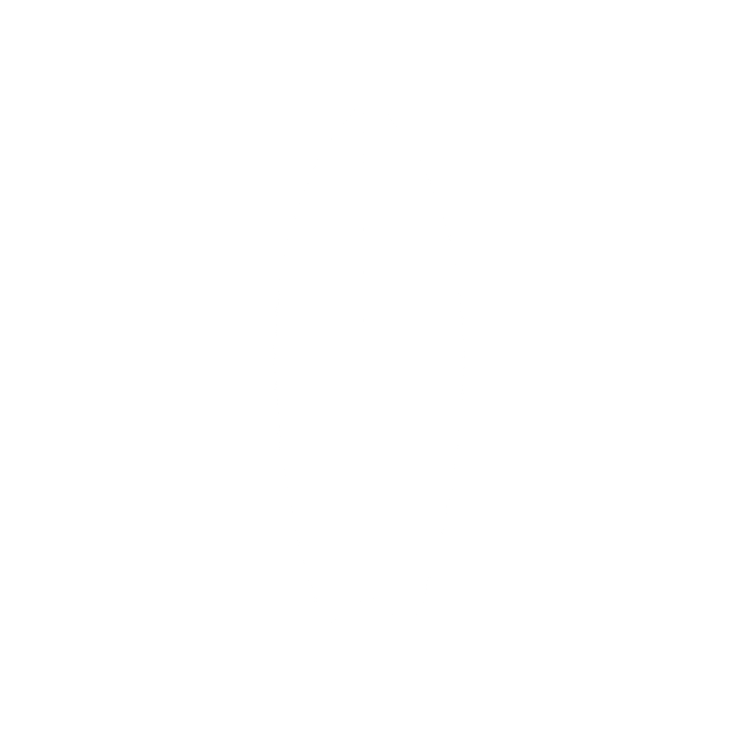 Surfboard Fish Tail Logo #ffffff