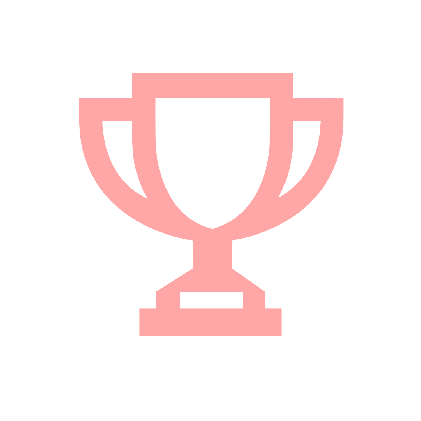 Trophy Cup Logo #ffa6a6