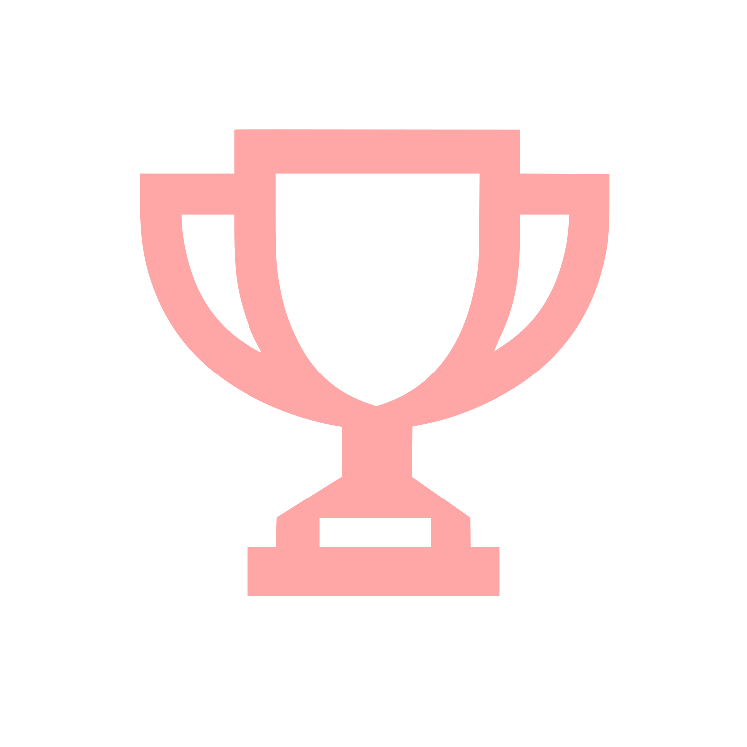 Trophy Cup Logo #ffa6a6